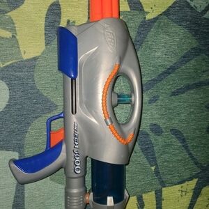 Nerf Air Tech 3000 Blaster - Gray, Blue, and Orange